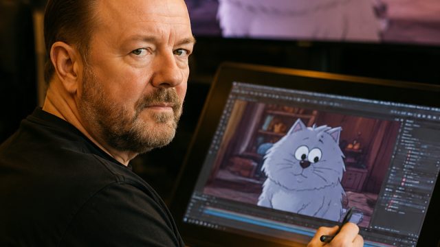 Ricky Gervais Launches New Animated Series for Cat Enthusiasts