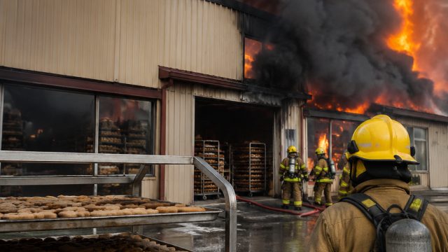 Fire Emergency at Popular Bakery Specializing in Dog Treats
