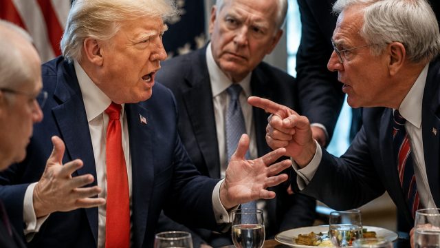 Contentious Lunch: Trump and GOP Senators Clash in Heated Debate